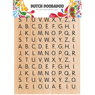 Dutch Doobadoo Sticker - Scrabble